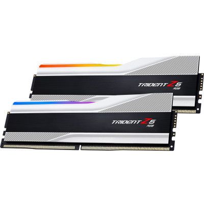 Модуль памяти для компьютера DDR5 32GB (2x16GB) 7600 MHz Trident Z5 RGB Silver G.Skill | Зображення 3