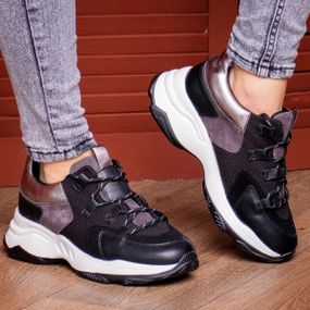 Женские кроссовки Fashion Bruiser 1659 37 размер 235 см Черный