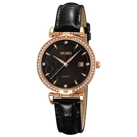 Класичний жіночий годинник Skmei 2169RGBK Rose Gold-Black