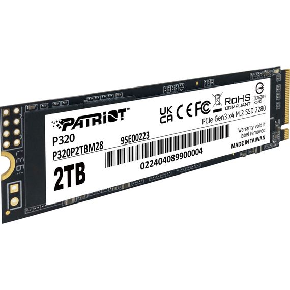 Накопичувач SSD M.2 2280 2TB Patriot (P320P2TBM28) | Зображення 1