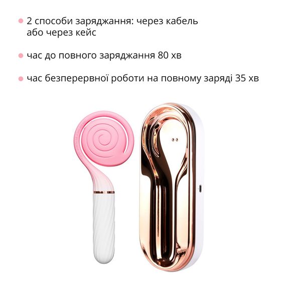 Пульсатор з вакуумною стимуляцією Otouch LOLLIPOP Pink | Зображення 4