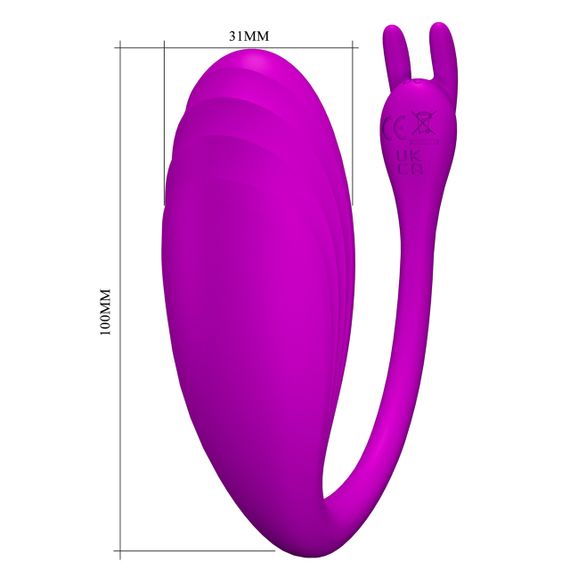 Вібратор PRETTY LOVE Catalina, 12 vibration functions Mobile APP Long-distance Control Sex Aura | Зображення 4