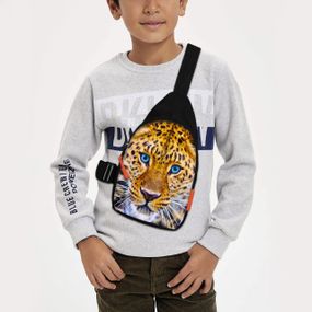 Сумка через плечо детская Леопард 29х17 см сумка слинг для мальчика (02297)