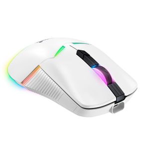 Мишка ігрова бездротова Onikuma RGB Tri-Mode Gaming CW928, біла