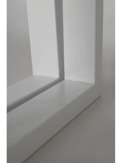 Опора для столу з металу 600×120mm, H=730mm (профільна труба: 40x20mm) Білий | Зображення 2