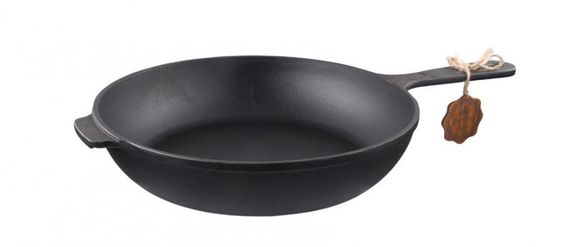 Сковорода чавунна "Наша Майстерня" Ø16см з литою ручкою