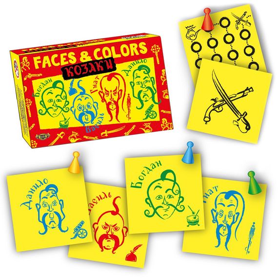 Настільна гра "Козаки" MKZ0818, картки та 20 пластикових фішок