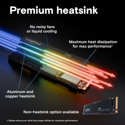 Накопитель SSD M.2 2280 2TB T705 with Heatsink Micron (CT2000T705SSD5) | Зображення 6