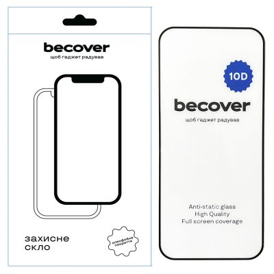 Стекло защитное BeCover Tecno Spark Go 1 (KL4) 10D Black (712724)