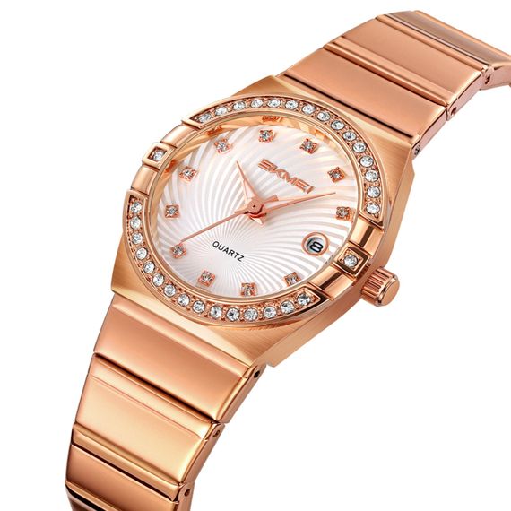 Жіночий класичний годинник Skmei 2342RG Rose Gold | Зображення 1