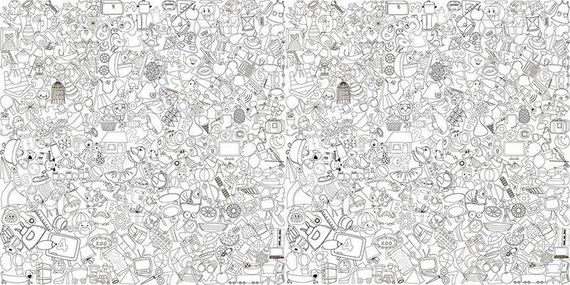 Шпалери-розмальовки Гра "Знайди мене" 60*120 C-120002