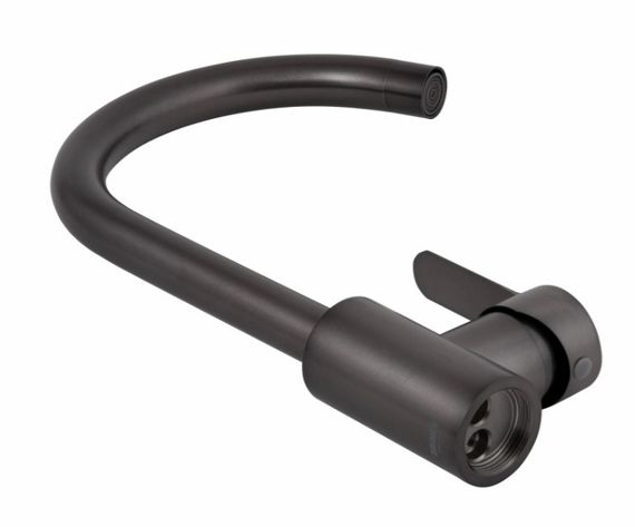 Змішувач для кухні Brinex Pure 015F U-образний Graphite BRIPUR015FGRP | Зображення 3