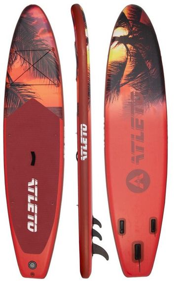 Сапборд SUP-дошка Atleto Miame 350 см надувна для плавання з сидінням та веслом 42400970 | Зображення 1