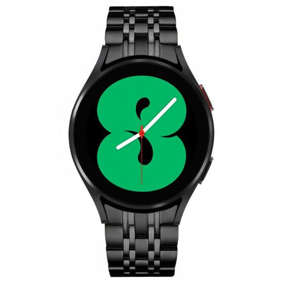 Металевий ремінець Primolux Steel Link для годинника Samsung Galaxy Watch 4 44mm SM-R870 - Black | Зображення 1