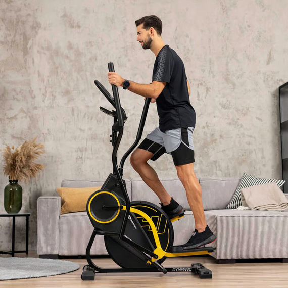 Орбітрек магнітний Hop-Sport HS-450B Dynamic чорно-жовтий | Зображення 8