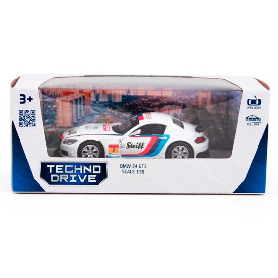 Машинка BMW Z4 Gt3 у білому кольорі. | Зображення 2