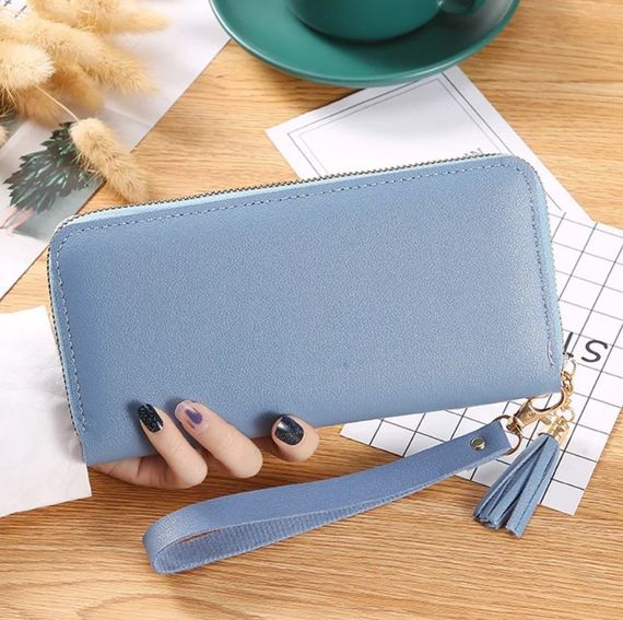 Женский клатч кошелек Primolux Lady Wallet портмоне - Sky Blue | Зображення 3