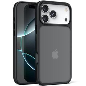TPU+PC чохол Metal Buttons для Apple iPhone 17 Pro Max (6.9") Чорний / Black