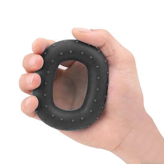 Эспандер кистевой силиконовый Паверплей PP-4337 Hand Grip Hard 30 кг. Черный | Зображення 1