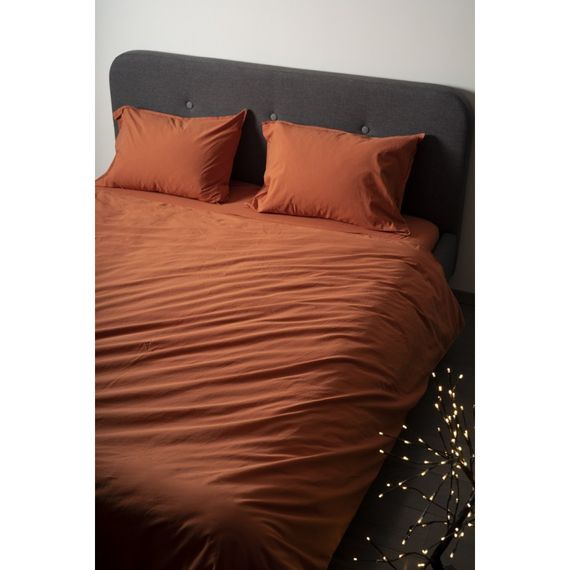 Комплект постельного белья SoundSleep Stonewash Adriatic евро orange кирпичный | Зображення 2