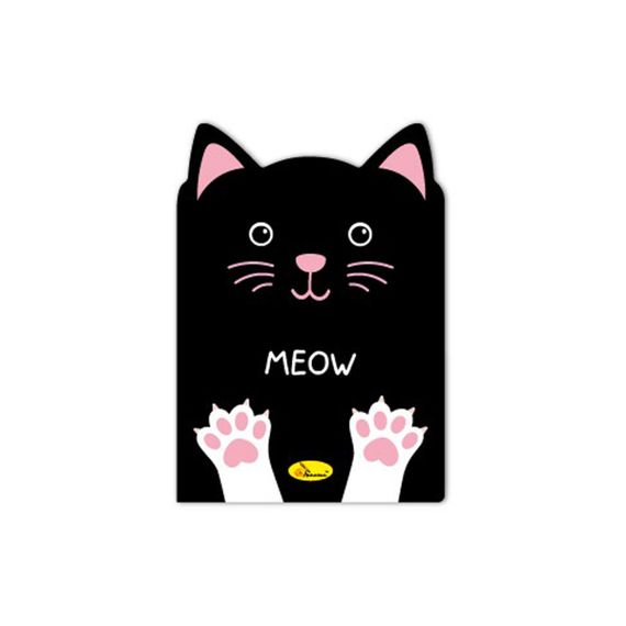 Дитячий блокнот з вушками "Meow" АП-1803-02, 24 сторінки