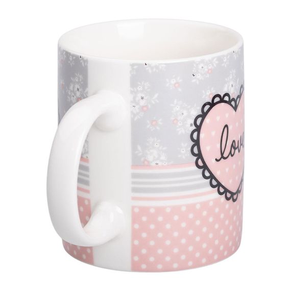 Чашка фарфоровая 400 (мл) для кофе и чая RX-N240143PK | Зображення 1