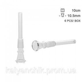 Чілум скляний d — 10,5 мм, L — 10 см.