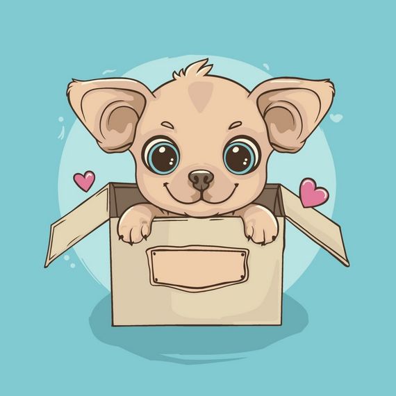 Картина за номерами "Пухнаста посилочка" ©arttem_illustration 15655-AC 30х30 см