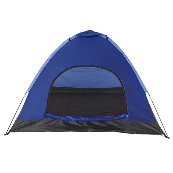 Туристическая палатка 3-х местная (200х150см), Синяя / Палатка для кемпинга / Походная палатка на 3 персоны | Зображення 3