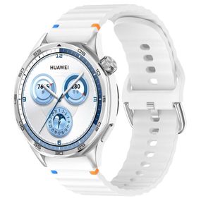 Силиконовый ремешок Wavy для Smart Watch 22mm White