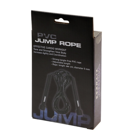 Скакалка York Fitness PVC з пластиковими ручками | Зображення 2