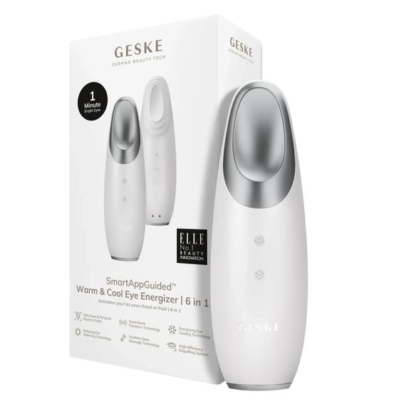 Енерджайзер для очей GESKE Warm&Cool Eye Energizer 6в1 gray, Білий