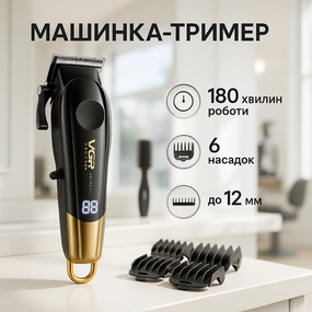 Машинка для стрижки волос с профессиональными ножами VGR V-662, Отличная машинка для стрижки волос ZM-68
