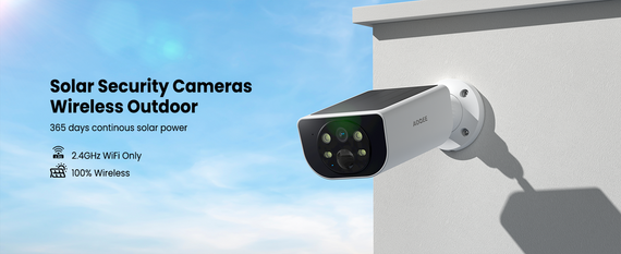 3 MP 2K Солнечная наружная Wi-Fi камера S1 для домашней безопасности | Зображення 8