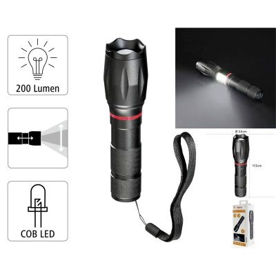Ліхтар Hama Solid PRO L200 Black (00185808) | Зображення 1
