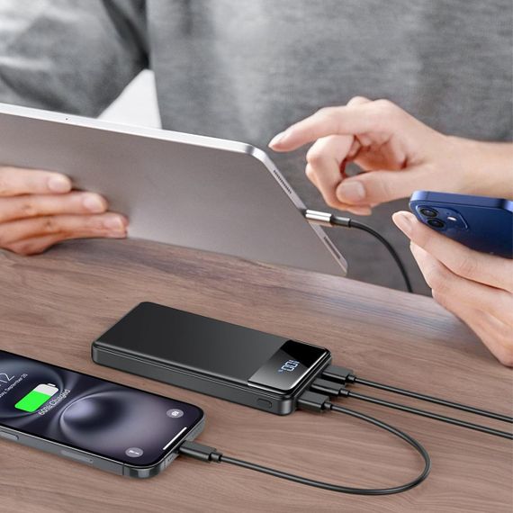 Портативний зарядний пристрій Power Bank OHOVIV 12000 мА·г, PD22.5 Вт, швидка зарядка, USB-C/USB-A | Зображення 6