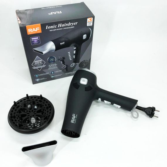 Фен для укладки с холодным обдувом, Фен для разных типов волос красивой укладки волос AY-50 | Зображення 4