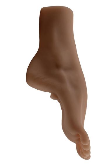 Мастурбатор стопа Zero Tolerance Pussy Footin коричневий, 23 см sexstyle | Зображення 5