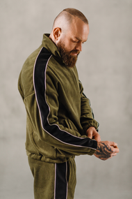 Костюм Зима плюш лампас хакі S XL