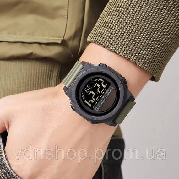 Цифрові годинники для активного способу життя SKMEI 2358AG, Годинники наручні електронні тактичні GX-44