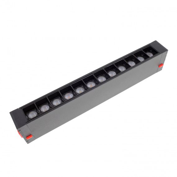 Магнитный трековый светильник KW-260/9W WW+NW+CW BK