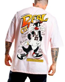 Футболка чоловіча з принтом повсякденна XL Білий