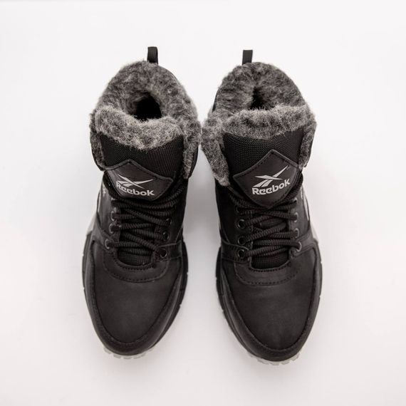 шкіряні зимові ботинки Reebok колір чорний, білий | Зображення 2