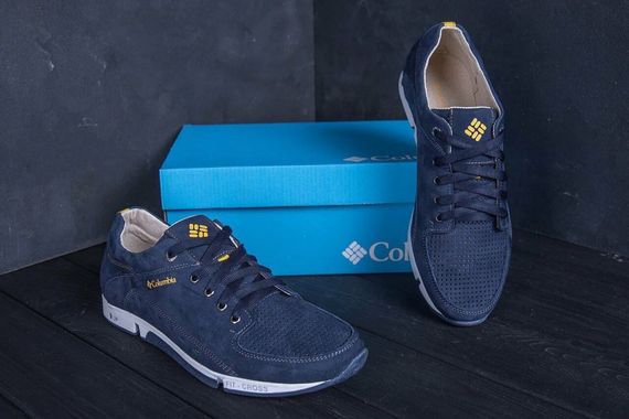 Кросівки літні Columbia перфорація сині | Зображення 6