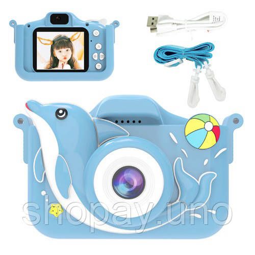 Дитячий фотоапарат kids camera ET015, Зручна дитяча цифрова камера, Фотоапарат для дитячого розвитку RY-73 | Зображення 5