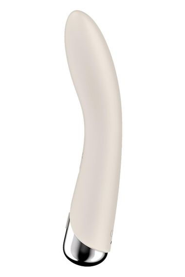 Вібратор для точки G Satisfyer Spinning Vibe 1 з ротацією, молочний Sex Aura | Зображення 1