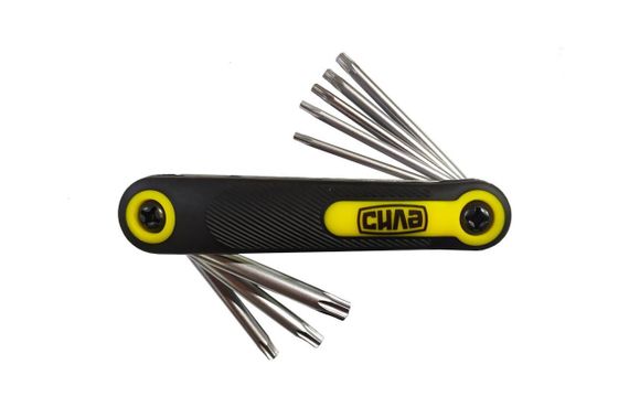 Набор ключей TORX Т9-Т40 (8шт) мультитул СИЛА