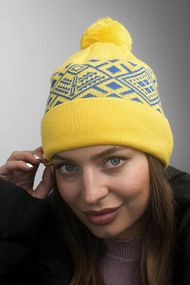 Шапка «Skier» (7217) желтый + электрик