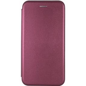 Кожаный чехол-книжка Classy для Apple iPhone 11 (6.1") Бордовый