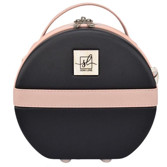 Бьюті-кейс Semi Line 5L Black/Pink Cream (T5671-1) | Зображення 2